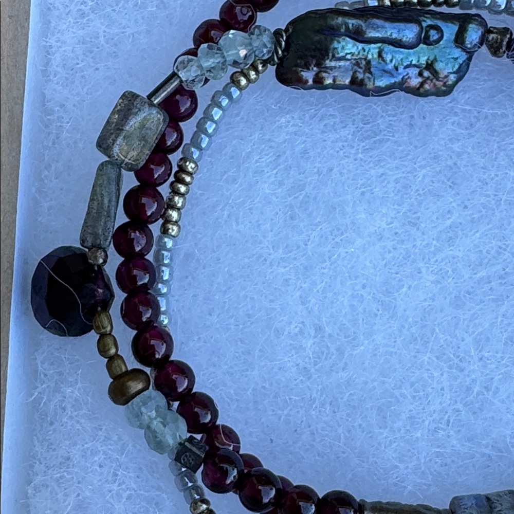 Authentic Sundance multi-strand gemstone bracelet - NIB - Picture 4 of 11